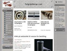 Tablet Screenshot of fatgripznorge.com